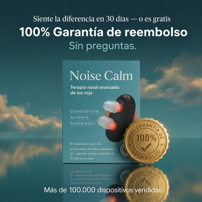 Noise Calm™ Alivio Nasal con Luz Roja